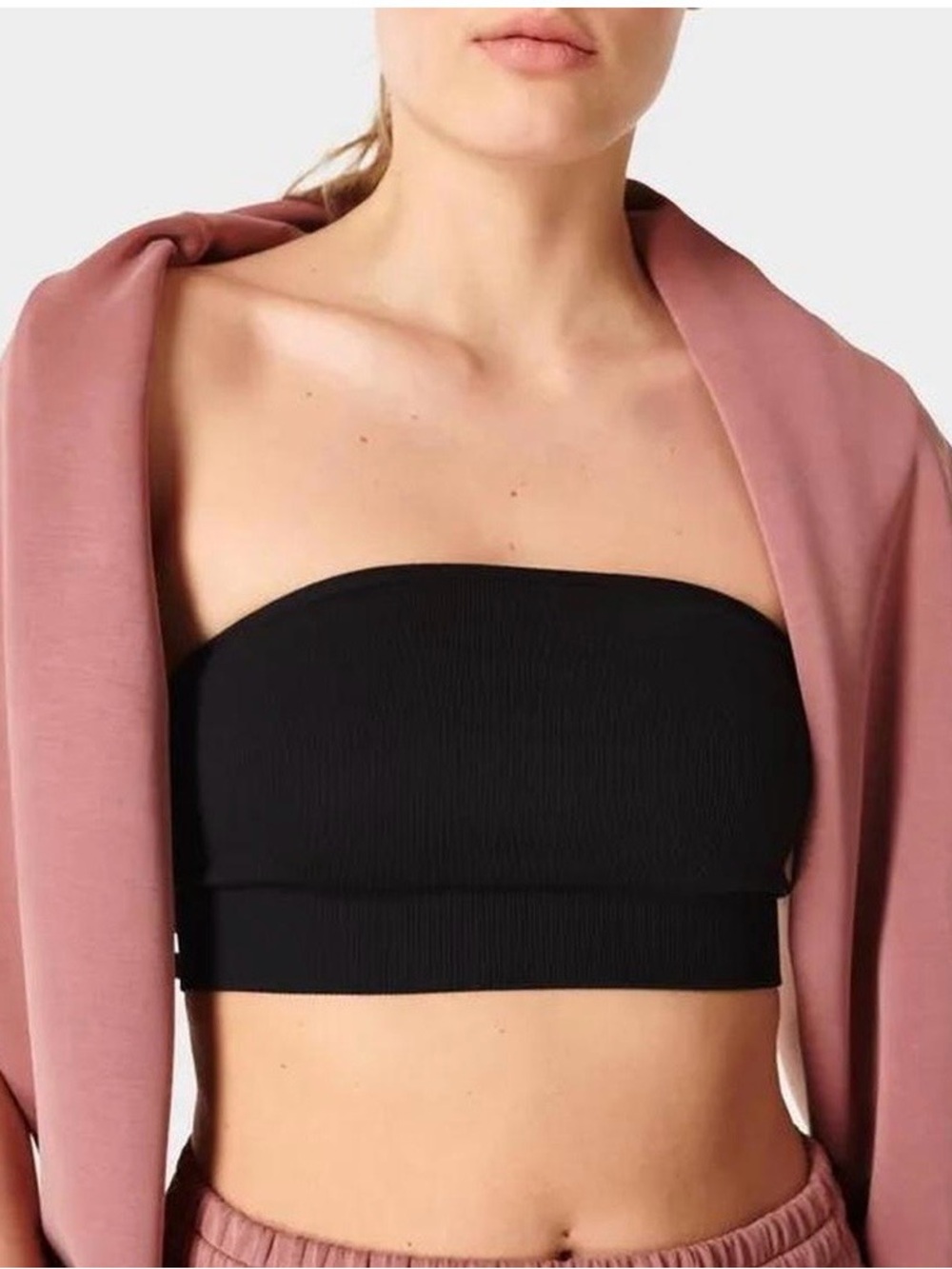 Sweaty Betty Balance Bandeau Strapless Bra-Crop Top